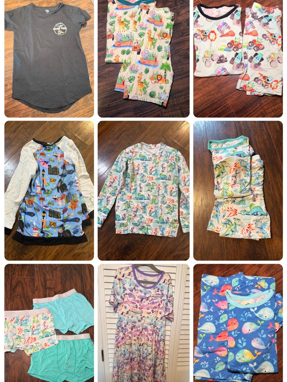 Birdie Bean Pajama, Dress, Sweater, Underwear